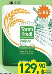 TARIM KREDİ UN 5 KG fiyat ve kampanya bilgisi